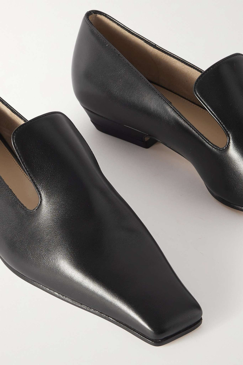 Marfa leather point-toe loafers 4