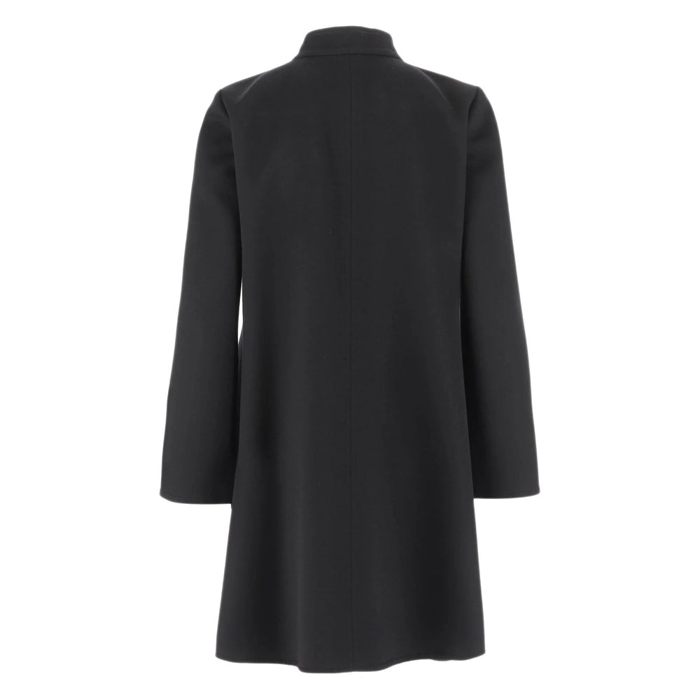 Valentino Black Coats - Single Breasted Coats Women - 2