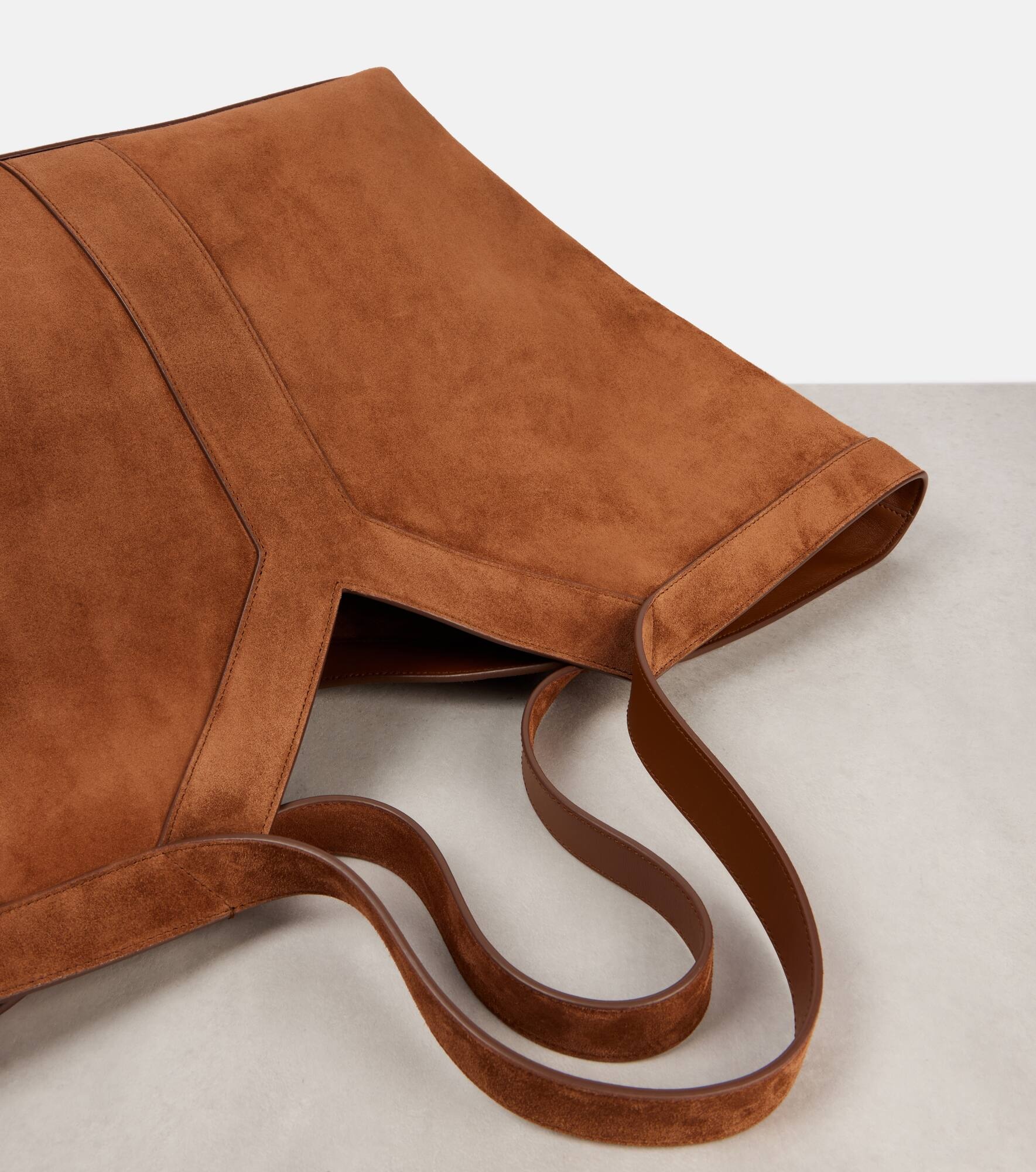 Y suede tote bag - 6