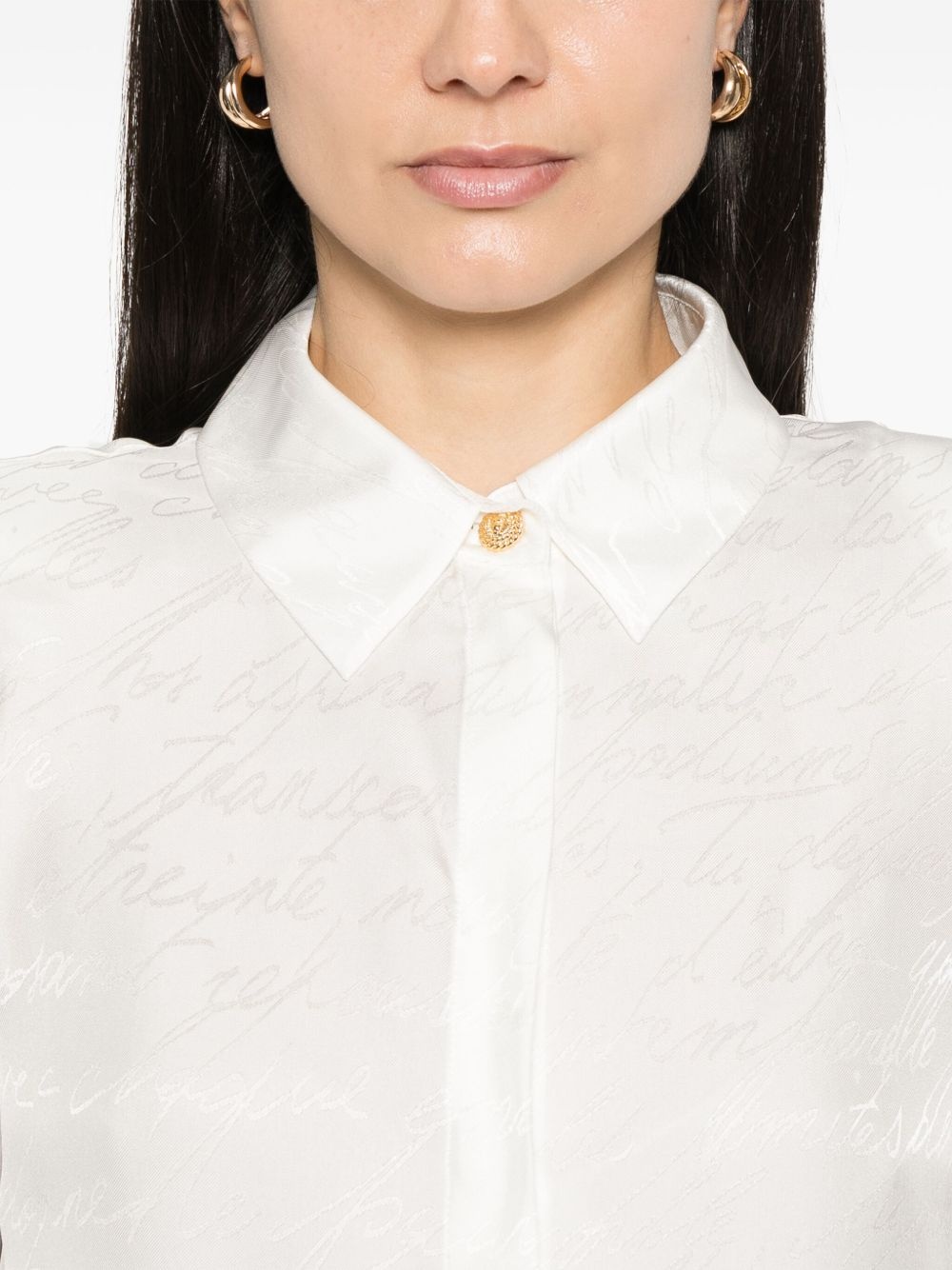 jacquard-pattern shirt - 5