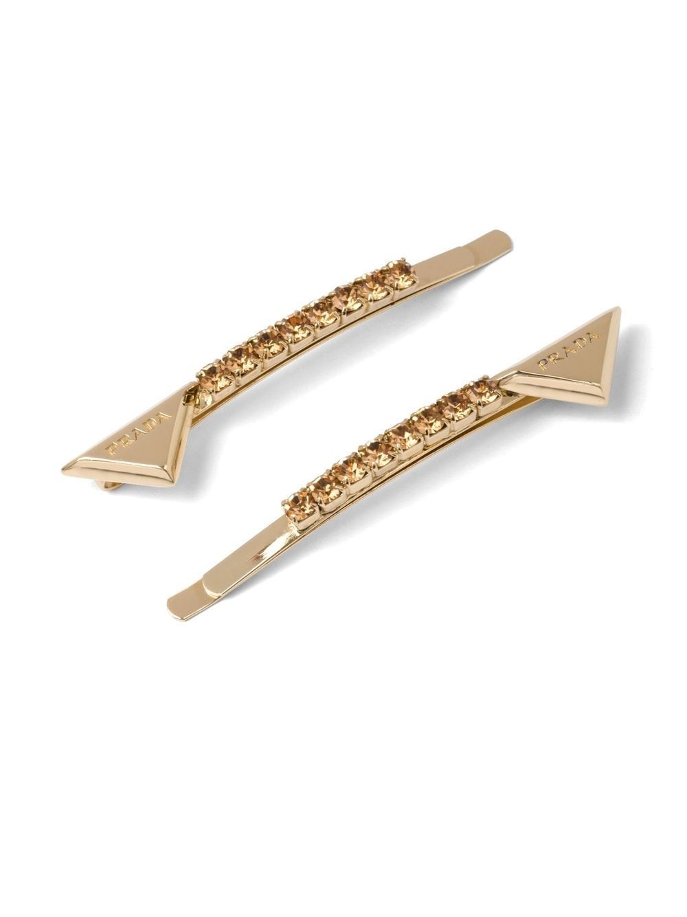 rhinestone-embellished hair slides - 2