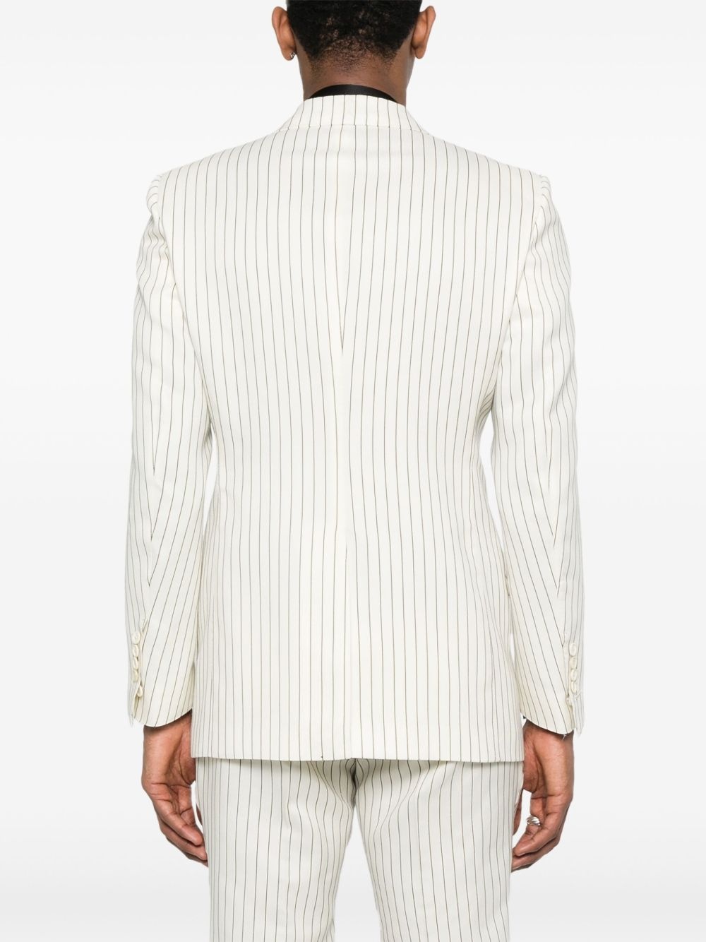 striped blazer - 4