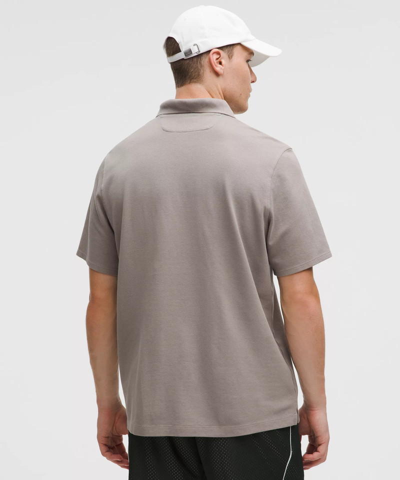 Cotton Pique Short-Sleeve Polo Shirt 3