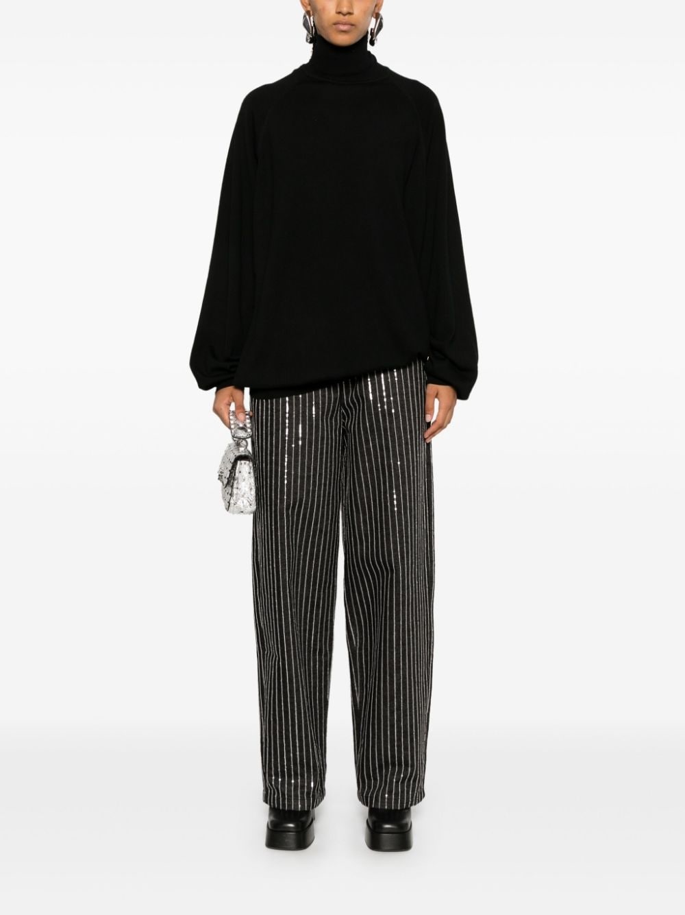 logo-charm sweater - 2