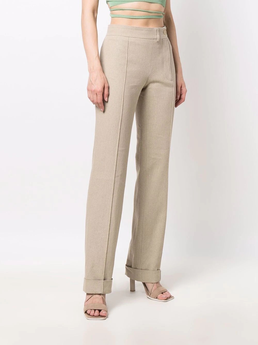 flared-leg trousers - 3