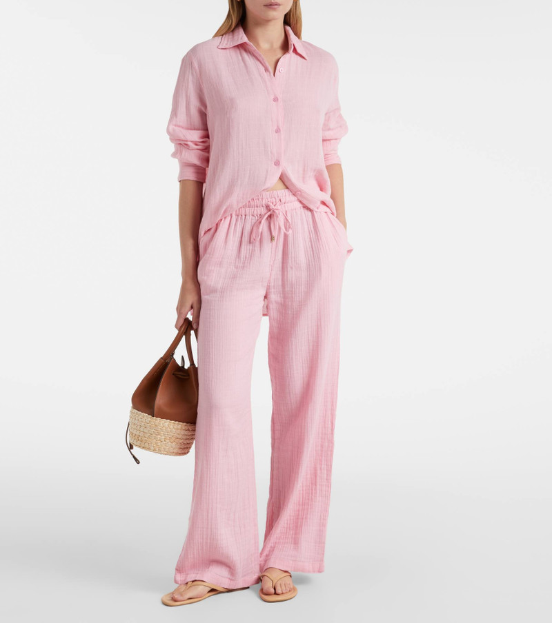 MELISSA ODABASH Leona cotton shirt outlook