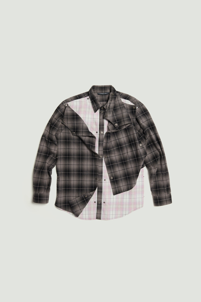 Snap Off Flannel Shirt 1