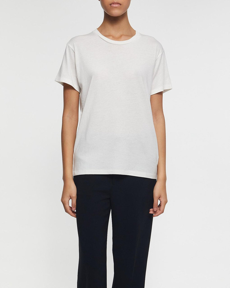 ÉTERNE T-shirt short sleeve boyfriend Ivory outlook