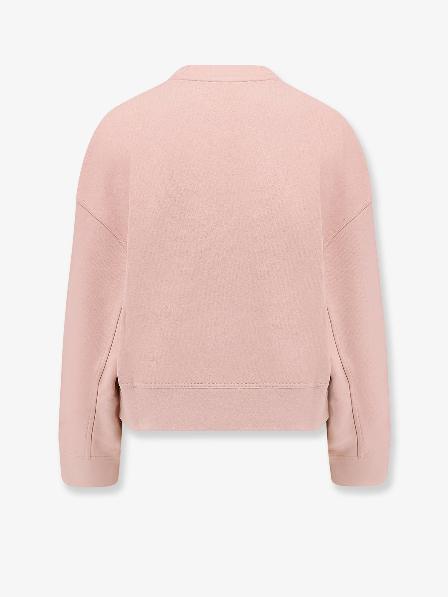 Moncler Women Cotton Sweatshirt With Logo Patch - 2