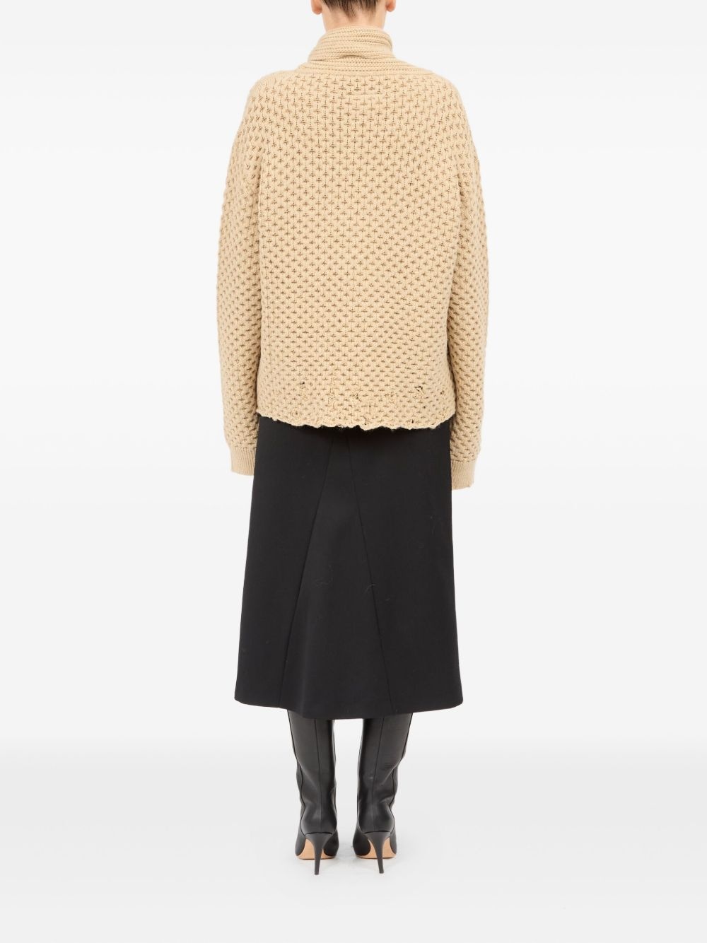 chunky-knit sweater - 4