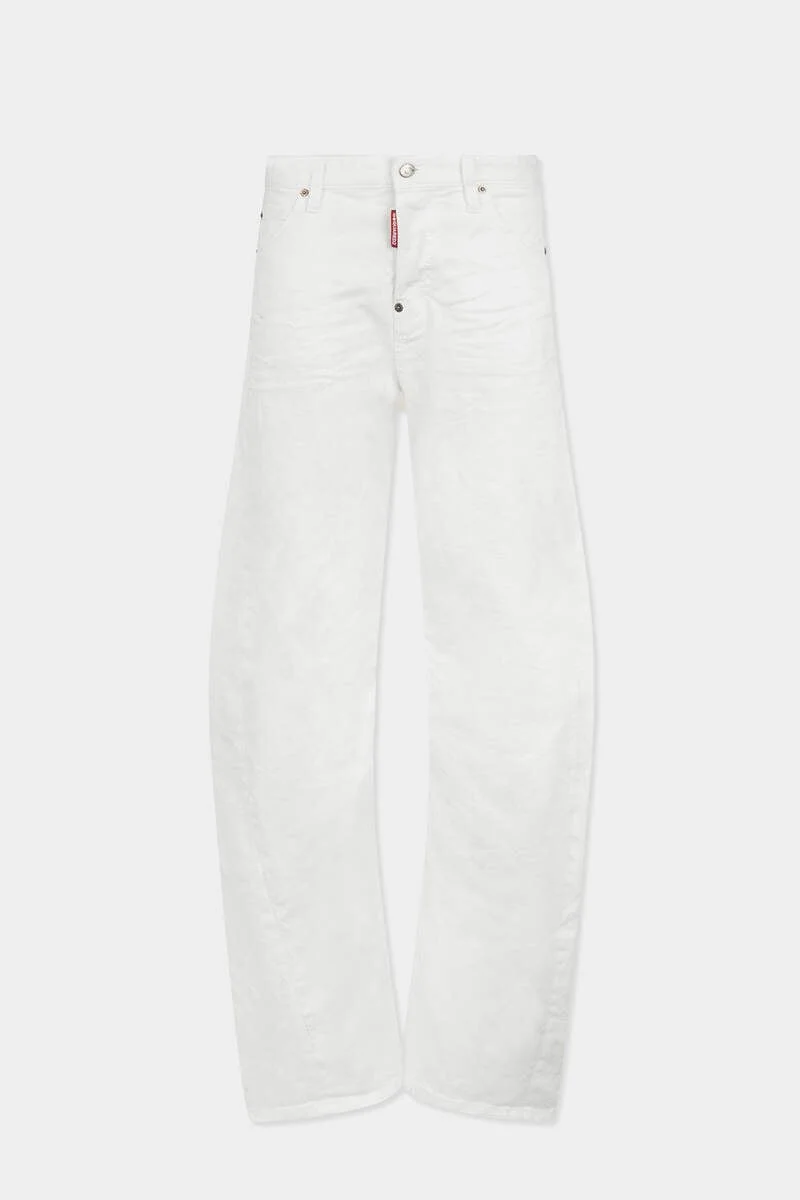 GARMENT DYED LOOSE TWST JEANS - 1