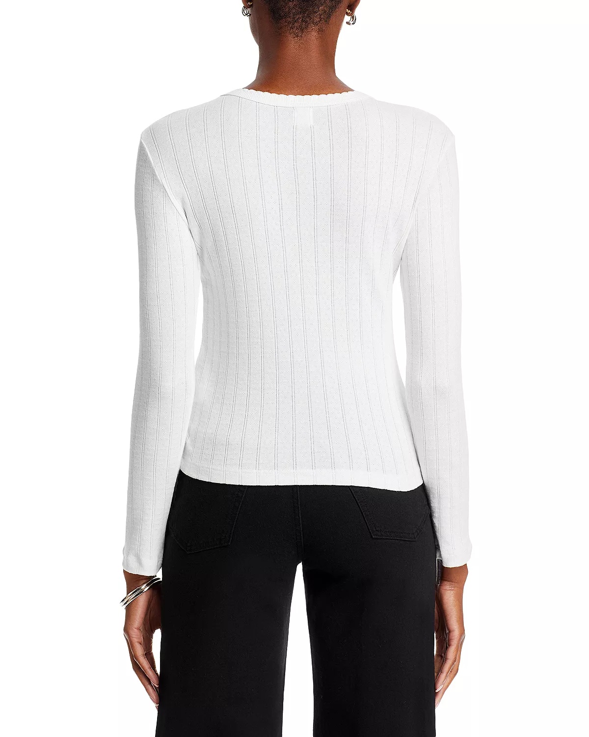 Pointelle Tee - 3