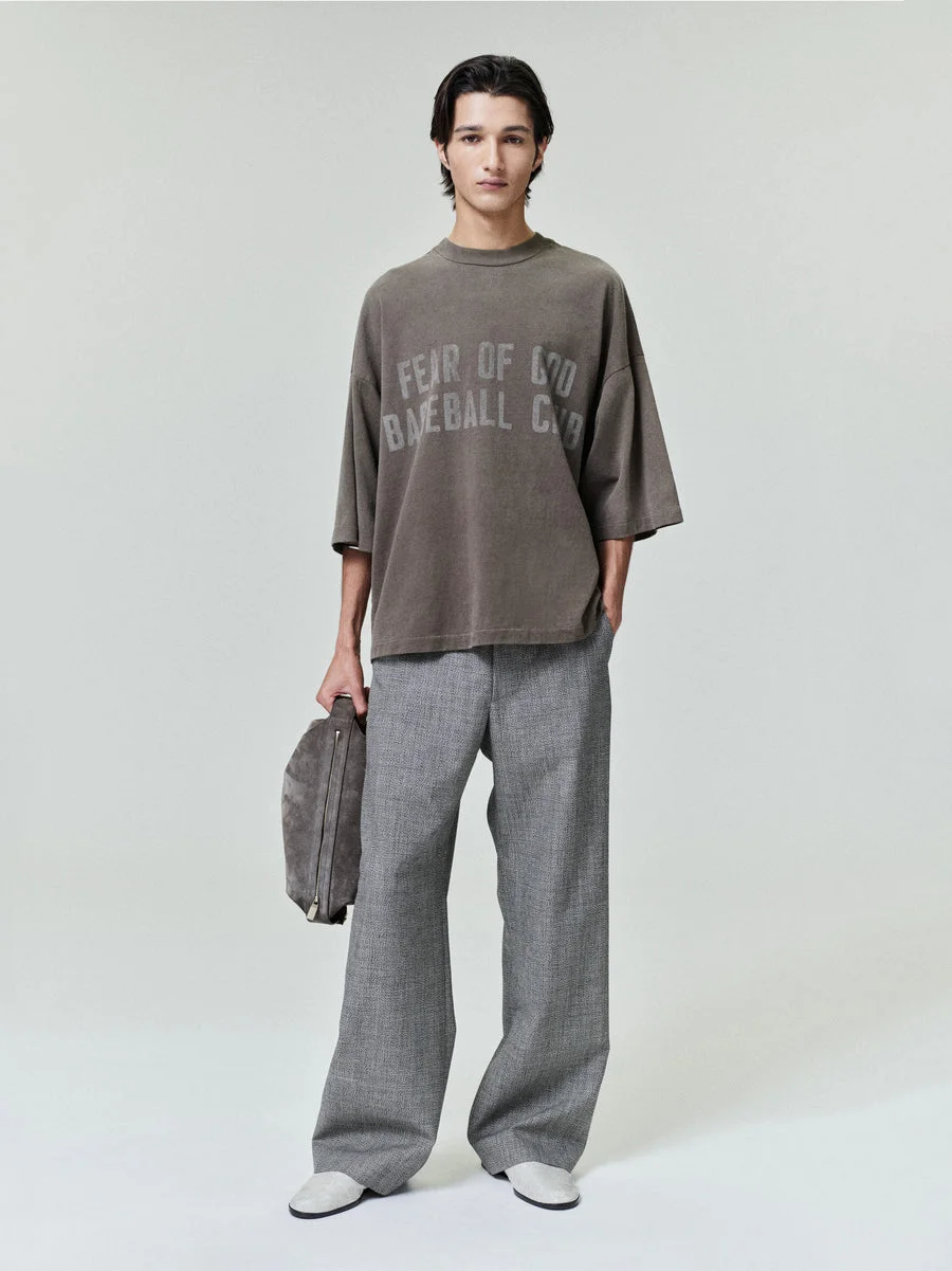 Mouline Wool Casual Flat Front Pant - 1