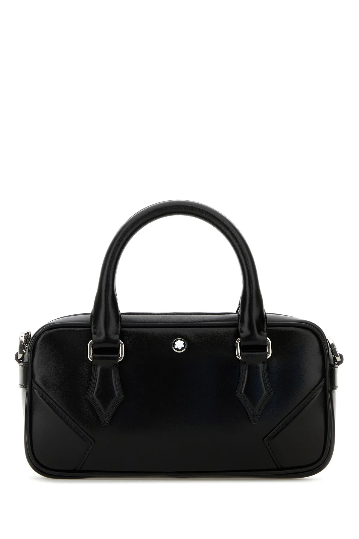 Black leather small Bowling handbag - 1