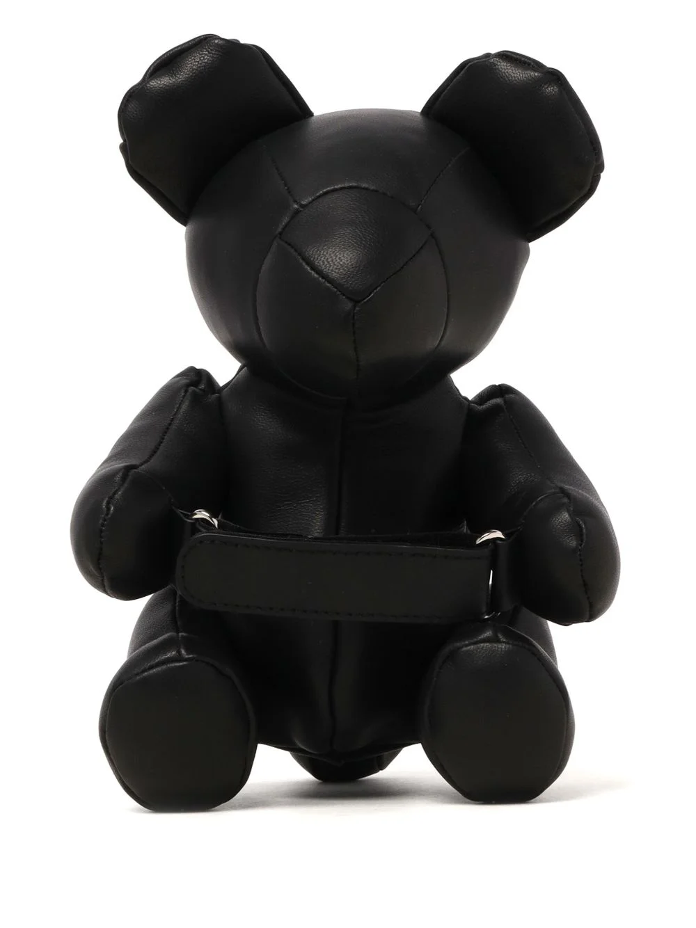 teddy leather messenger bag - 1
