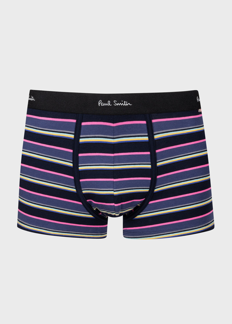 Blue And Pink Stripe Boxer Briefs 1