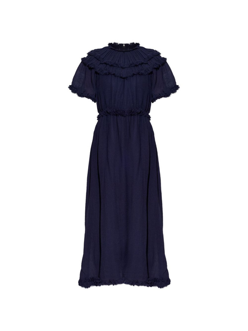 Ayan ruffled fringed dress 1