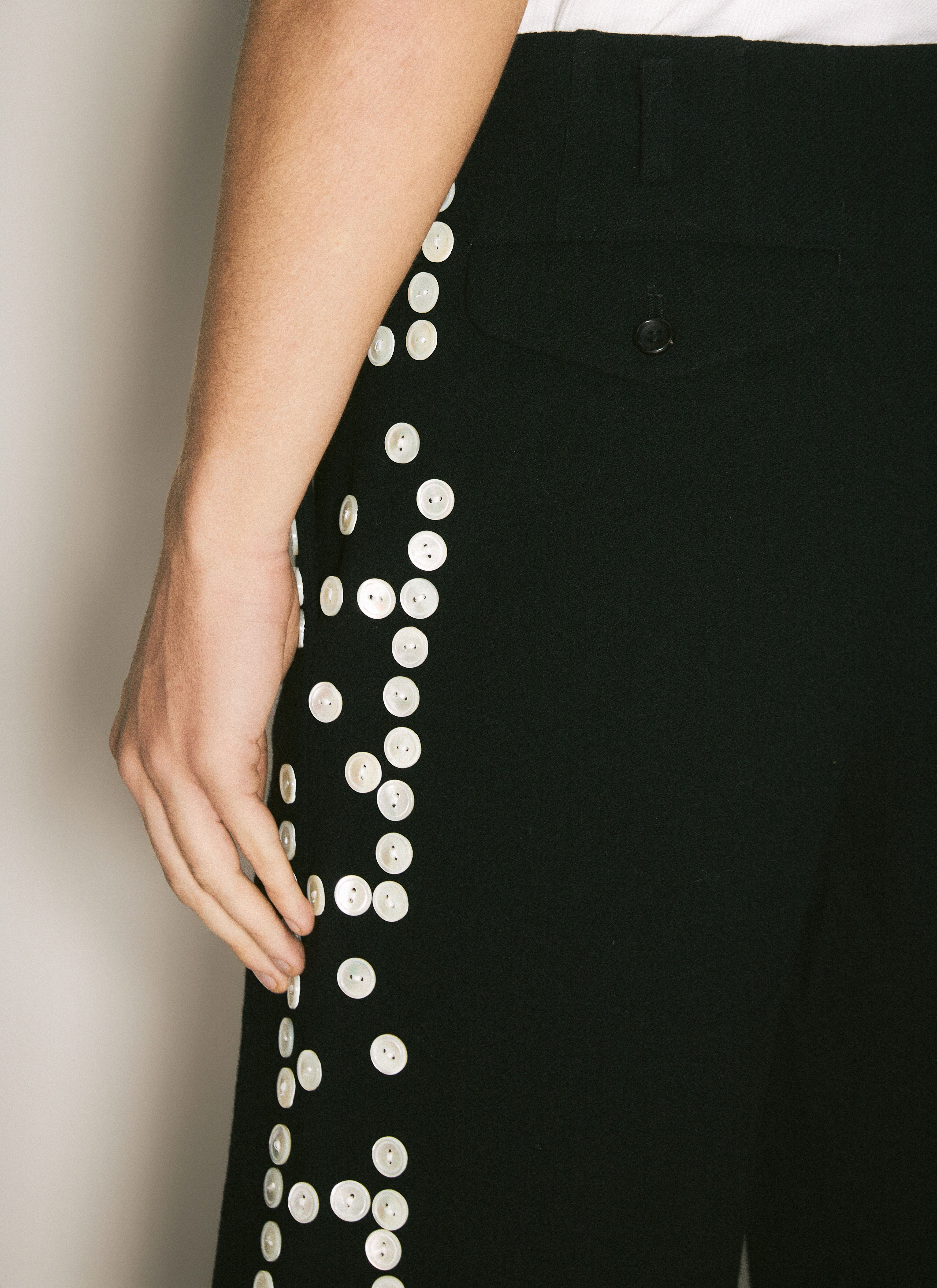 Button-Embellished Shorts - 3