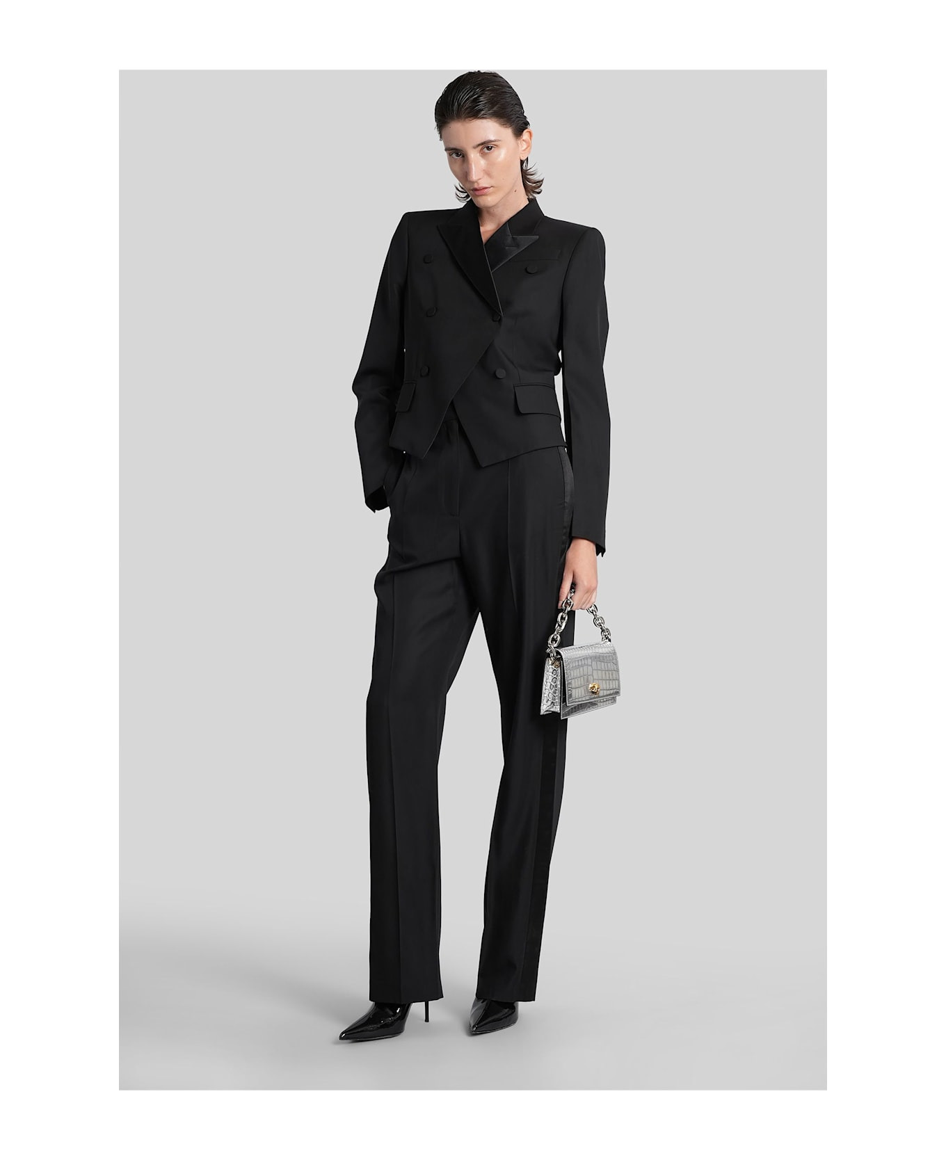 Blazer In Black Wool - 2