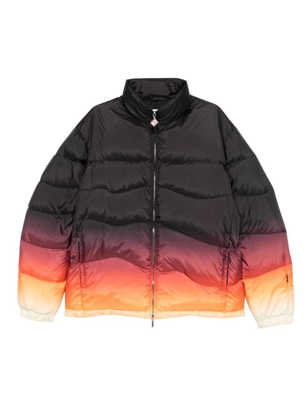 zip-up padded jacket - 1