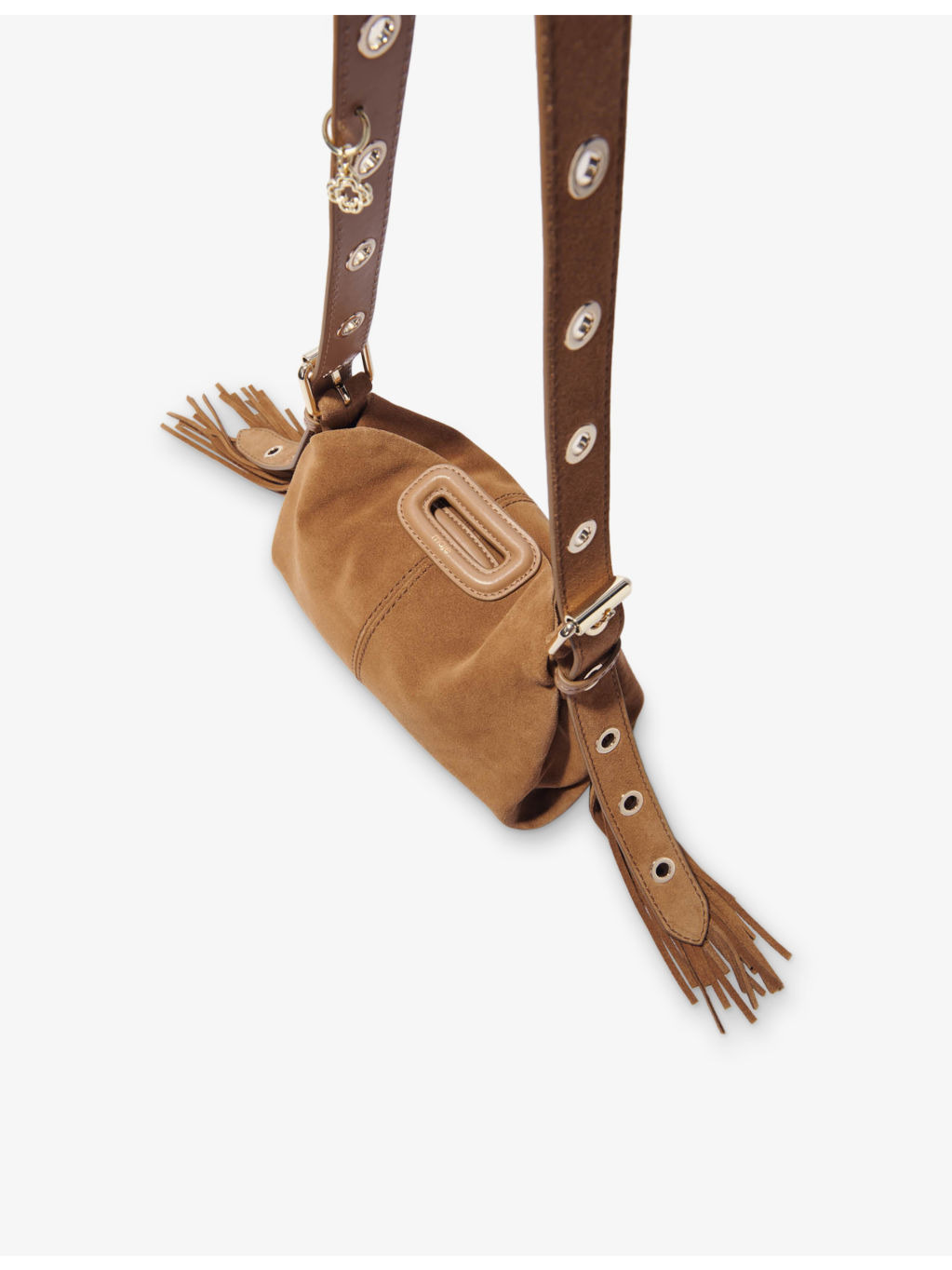 Miss M mini suede shoulder bag - 5