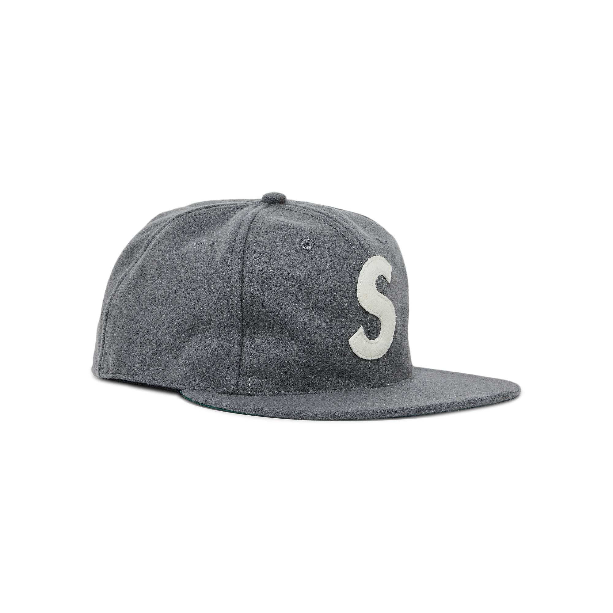 Supreme x Ebbets S Logo Fitted 6-Panel 'Grey' - 2