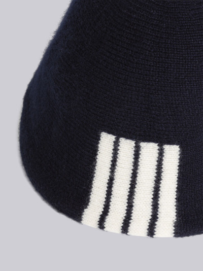 Thom Browne Hairy Silk Cashmere 4-Bar Bucket Hat outlook