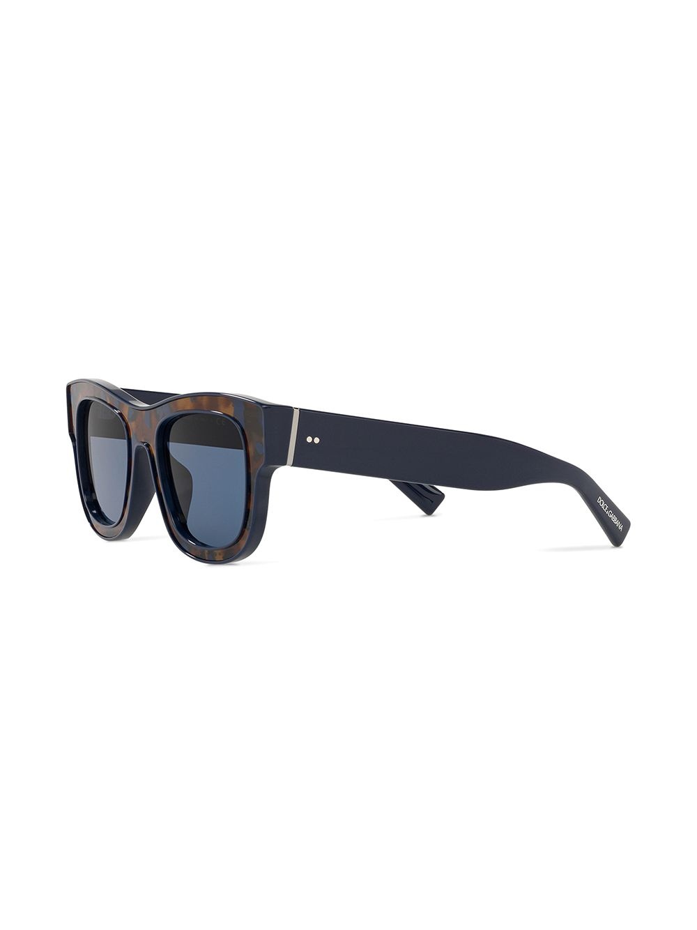 square-frame tortoiseshell-effect sunglasses - 2