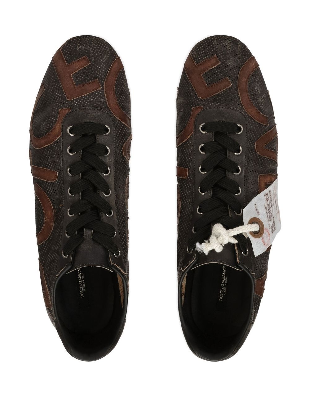 all-over logo-print sneakers - 4