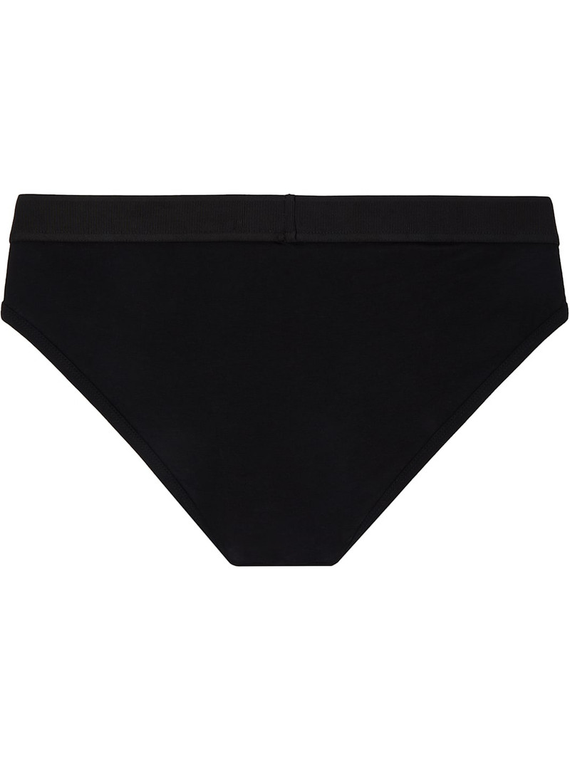 VERSACE Black 90s Vintage Logo Briefs outlook
