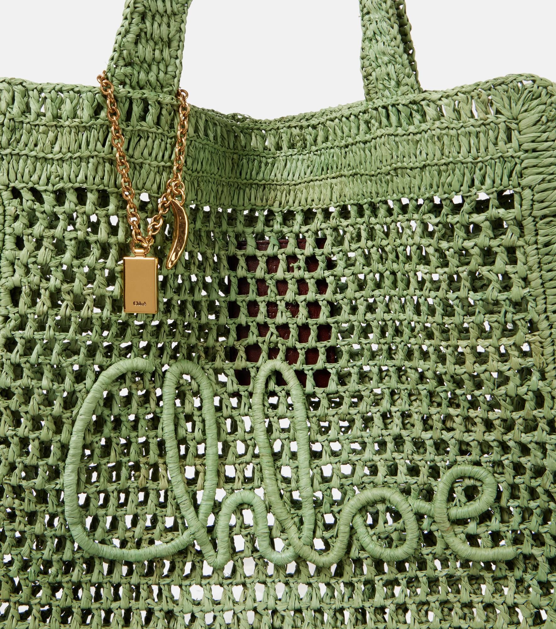 Summer Banana braided tote bag - 6