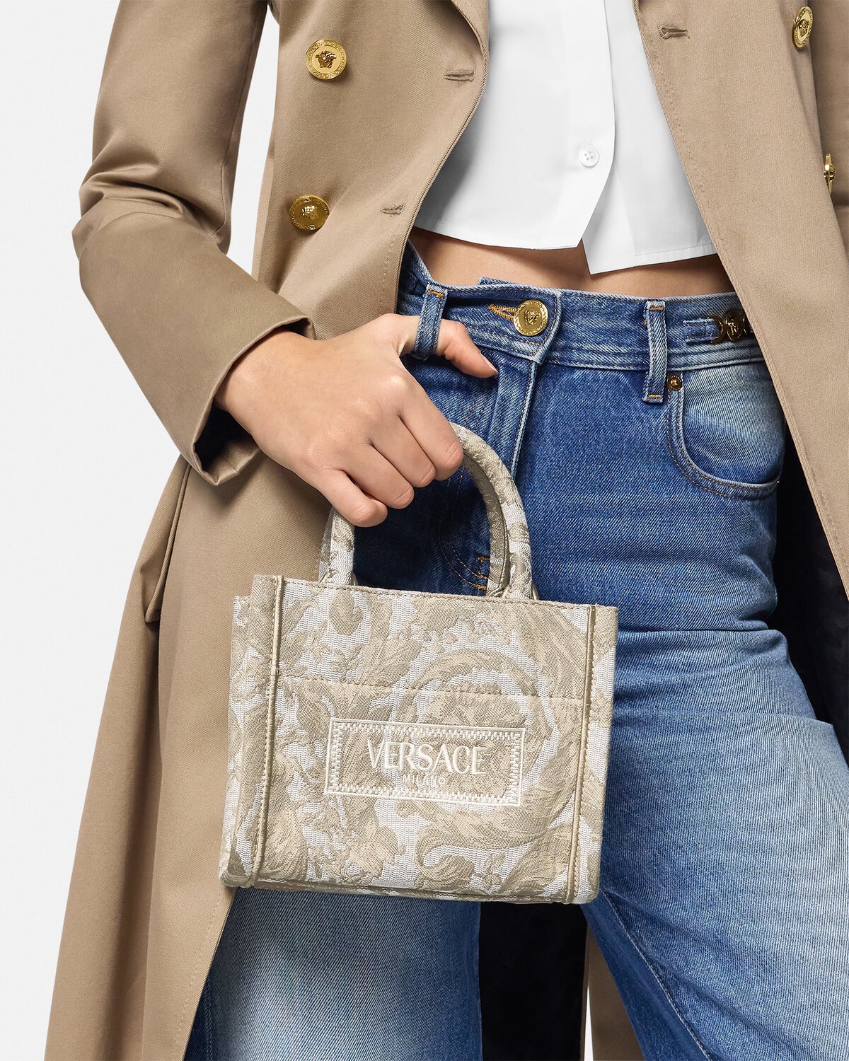 Barocco Athena Extra Small Tote Bag - 5