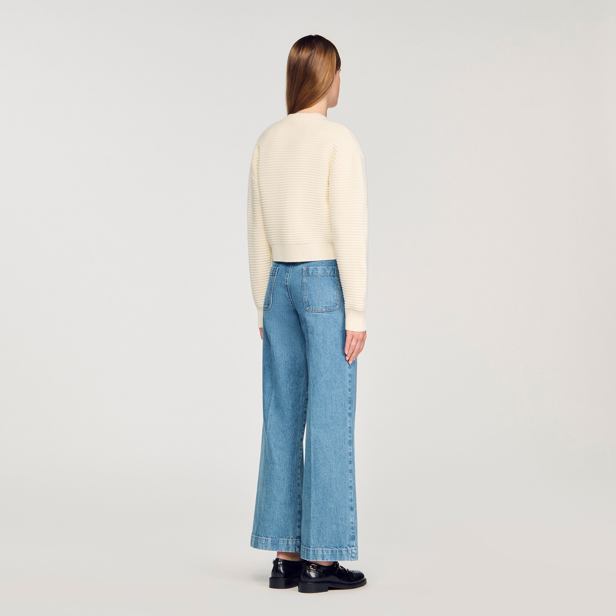 TEXTURED KNIT CARDIGAN - 5