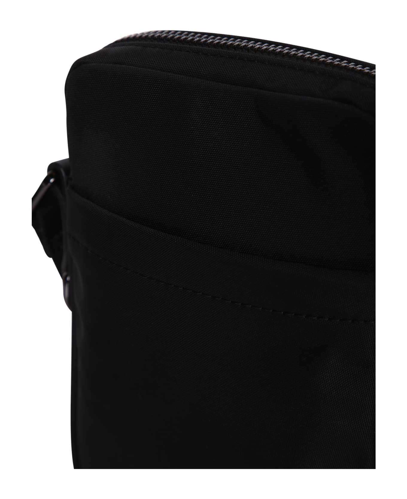 Black Canvas Urban Crossbody Bag - 4