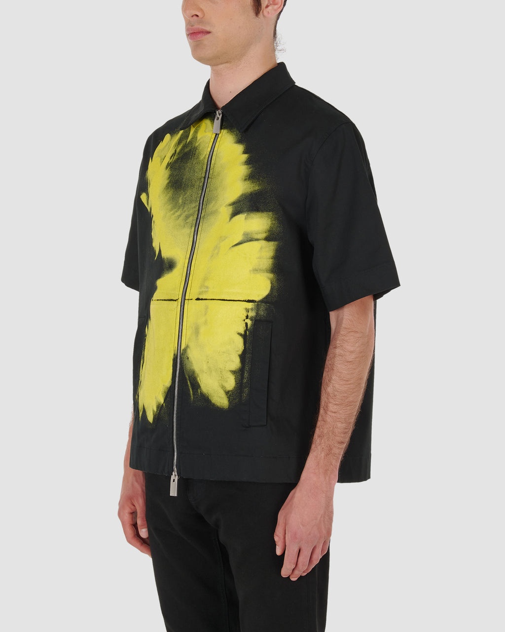 GRAPHIC ZIP S/S SHIRT - 3