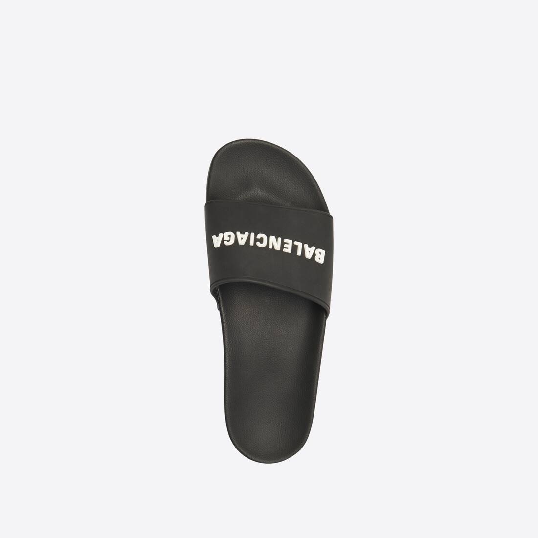 Men's Pool Slide Sandal in Black/white - 4