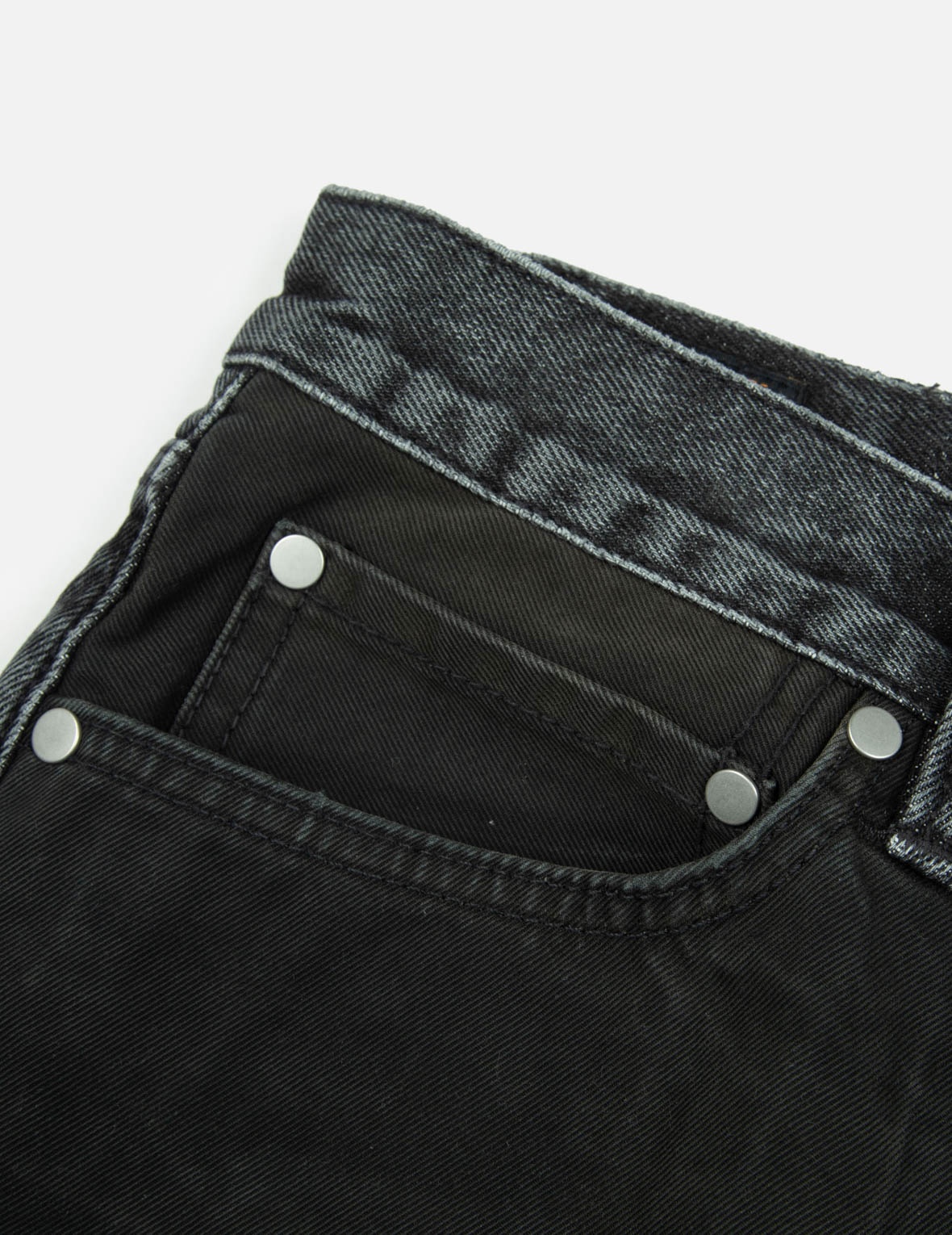 Seagull Appliqué Embroidery Baggy Fit Patchwork Jeans - 9
