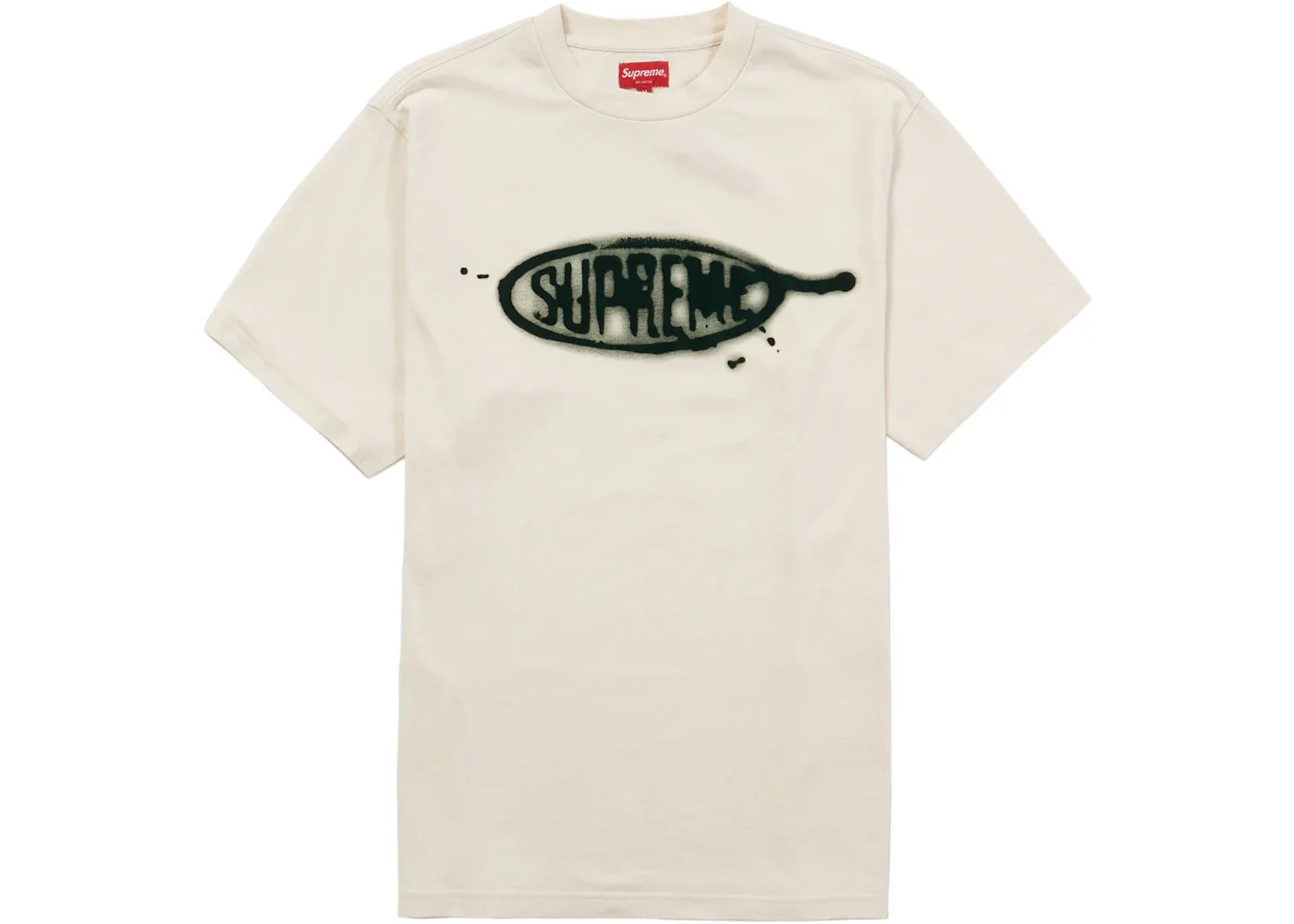 Supreme Ink Blot S/S Top Natural - 1