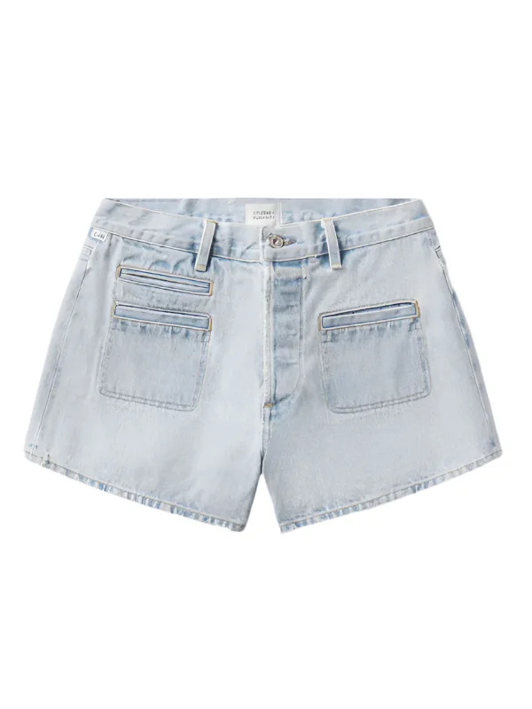 Marlow Welt Pocket Short in Skyscape - 1