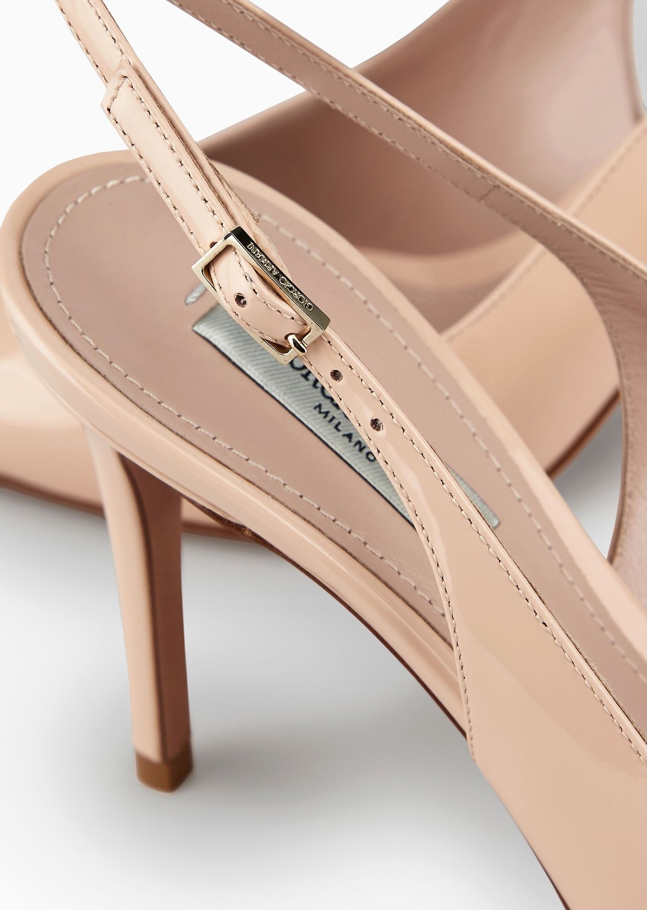 Patent leather slingbacks with asymmetric top line - 8