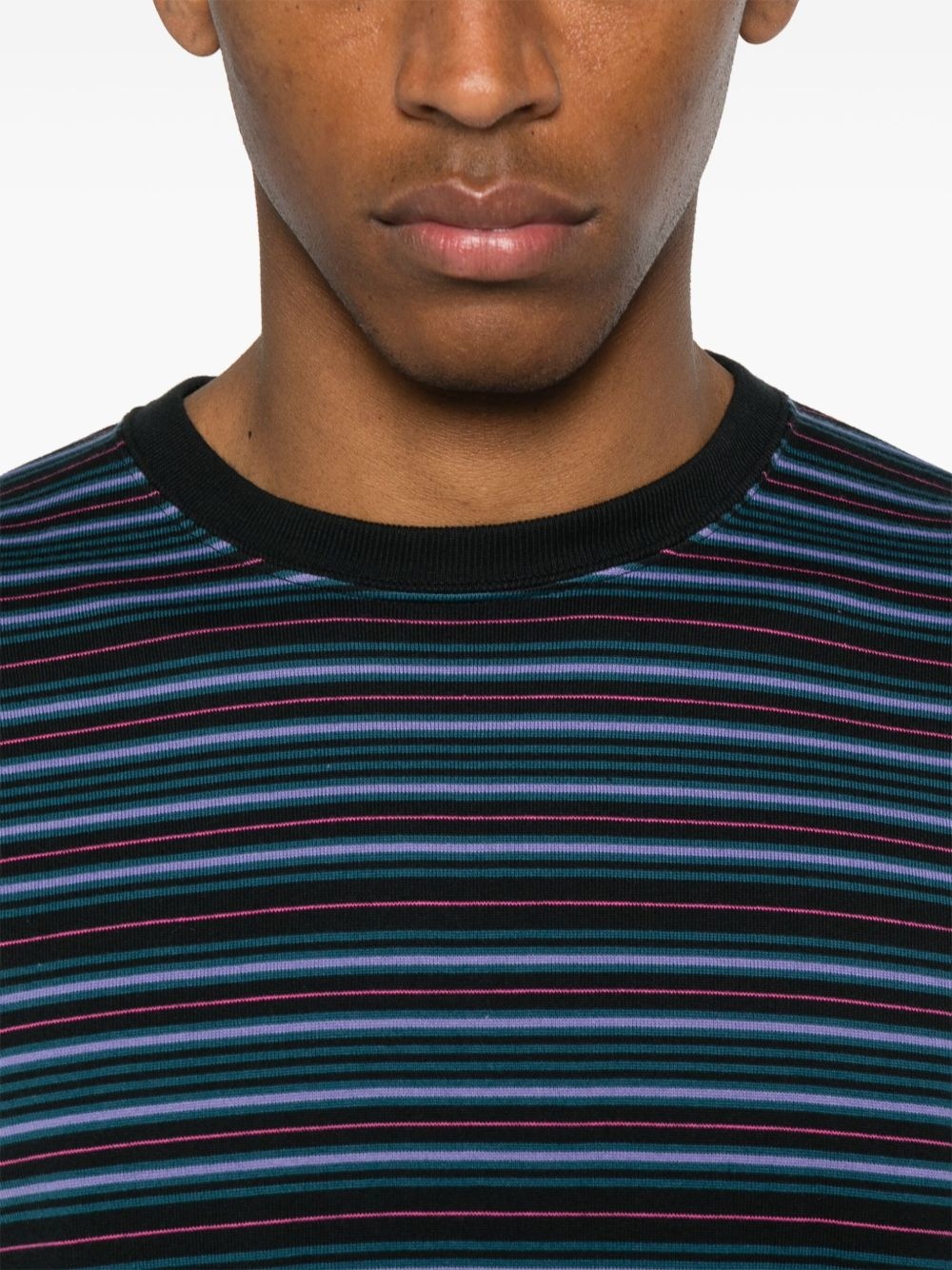 striped T-shirt - 5