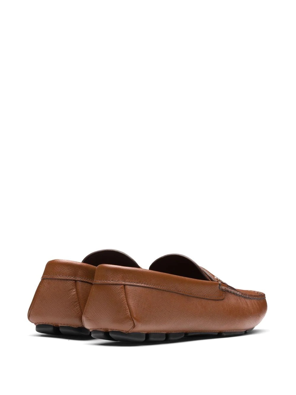 slip-on leather loafers - 3