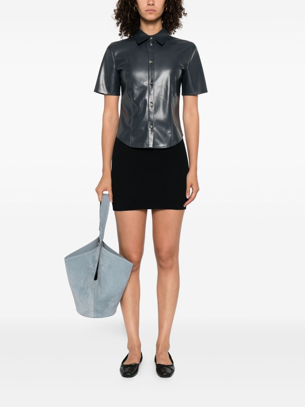 Clare button-up short-sleeve shirt - 2