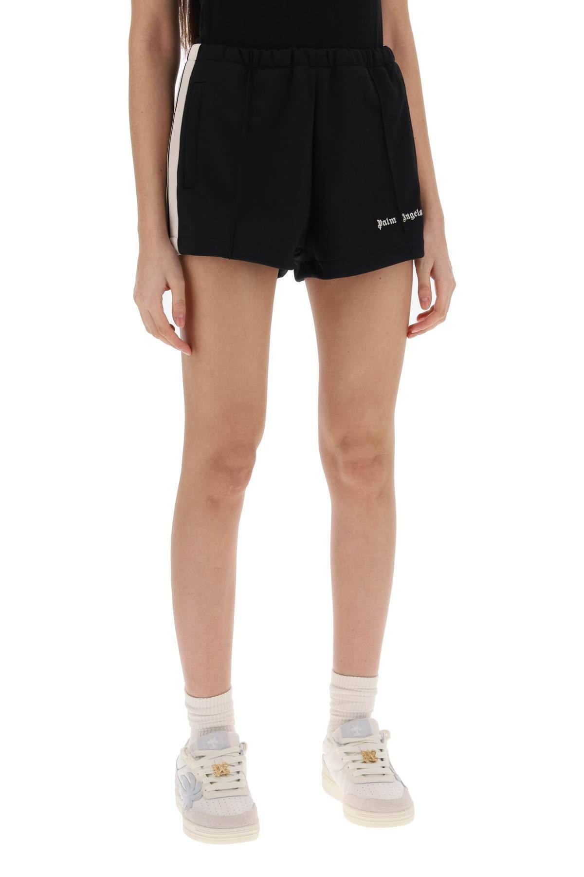 TRACK SHORTS WITH CONTRAST BANDS - 3