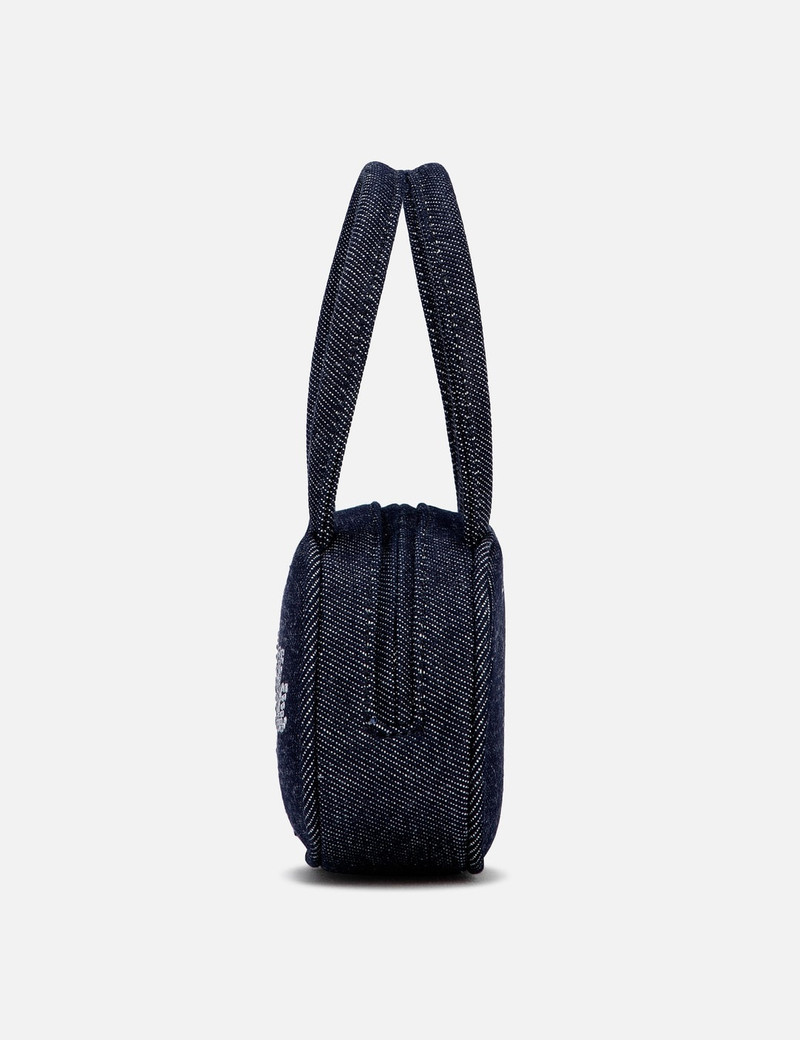 Amina Muaddi SUPER AMINA BELLA DENIM BAG outlook