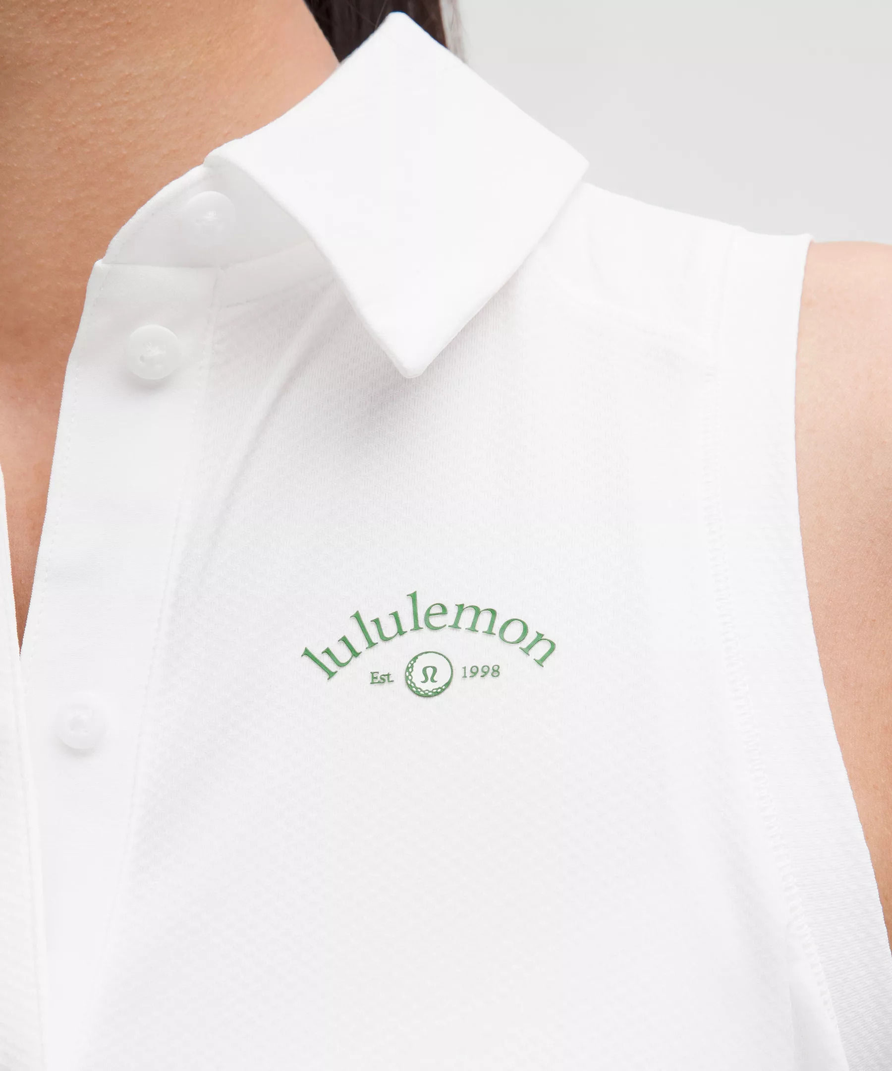 Quick-Dry Sleeveless Polo Shirt Straight Hem *Graphic - 6