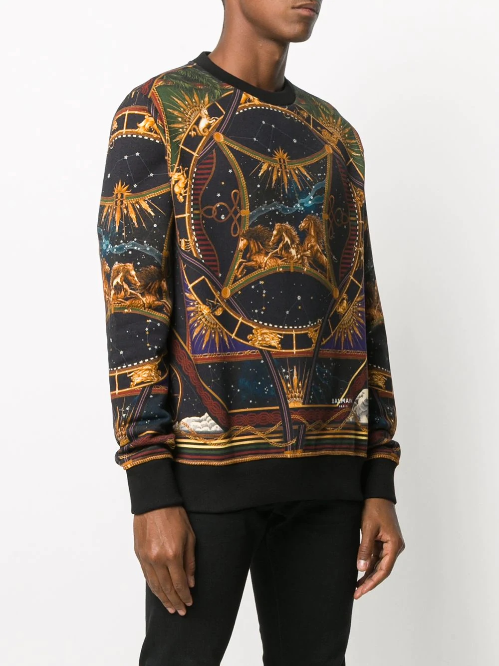 zodiac and horses-print sweatshirt - 3