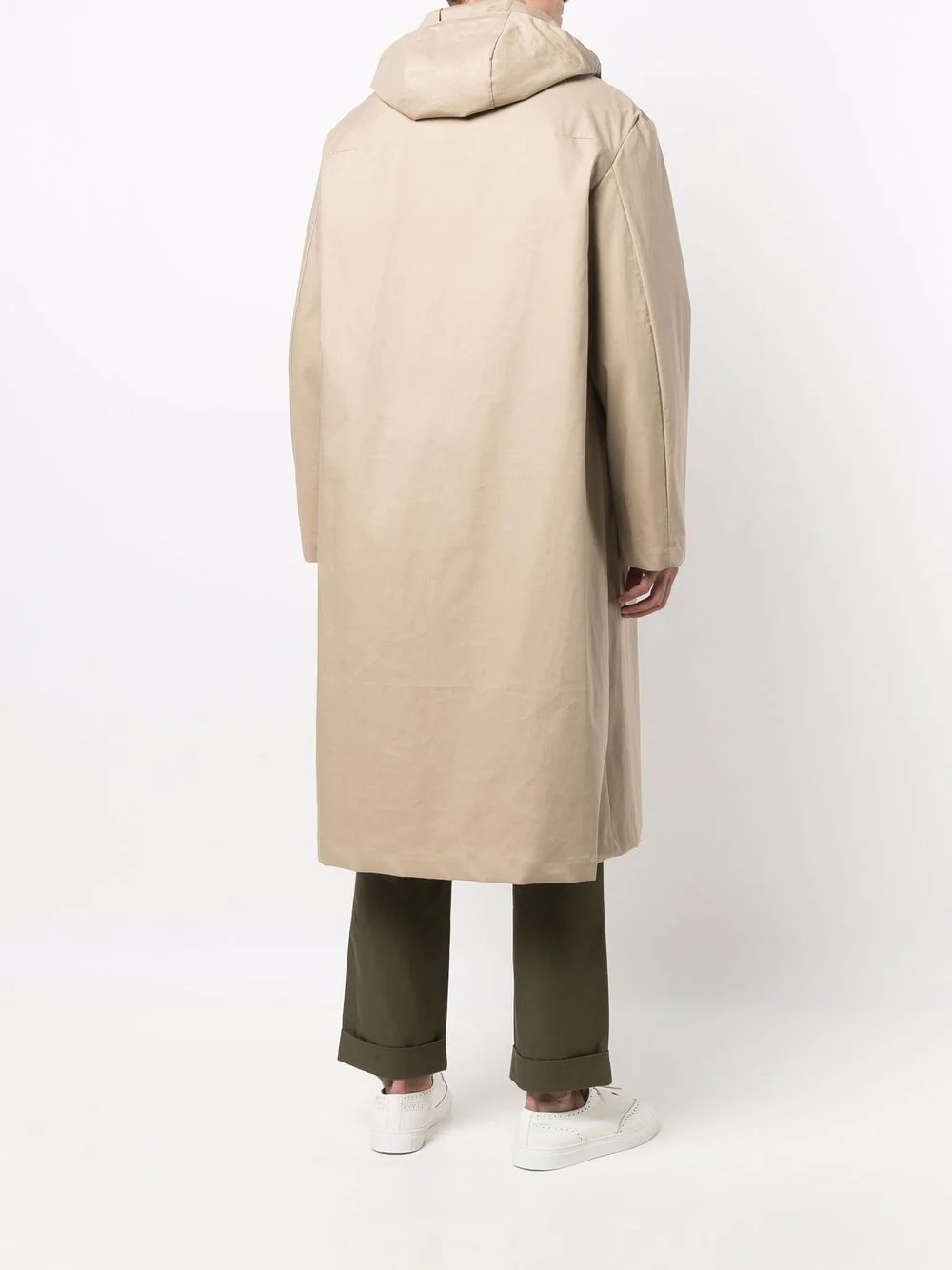 WOLFSON hooded raincoat - 4