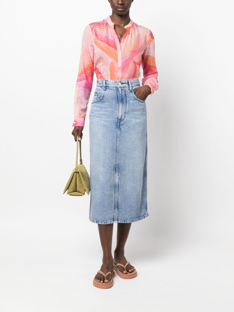 forte_forte star-print long-sleeve shirt outlook