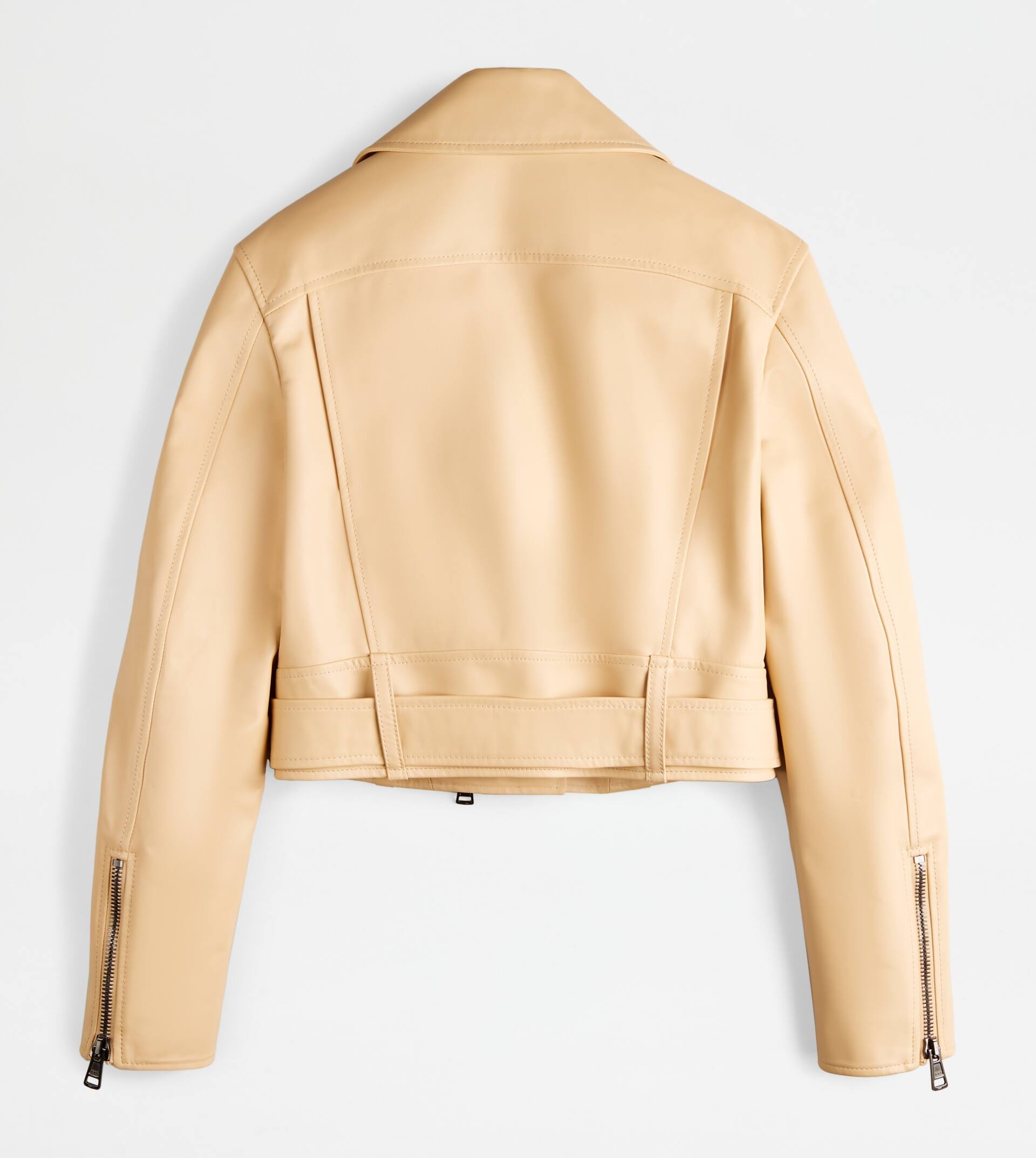 BIKER JACKET - BEIGE - 8